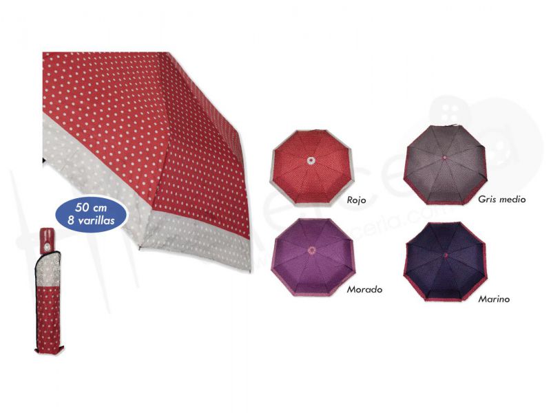 paraguas plegable automatico 6479