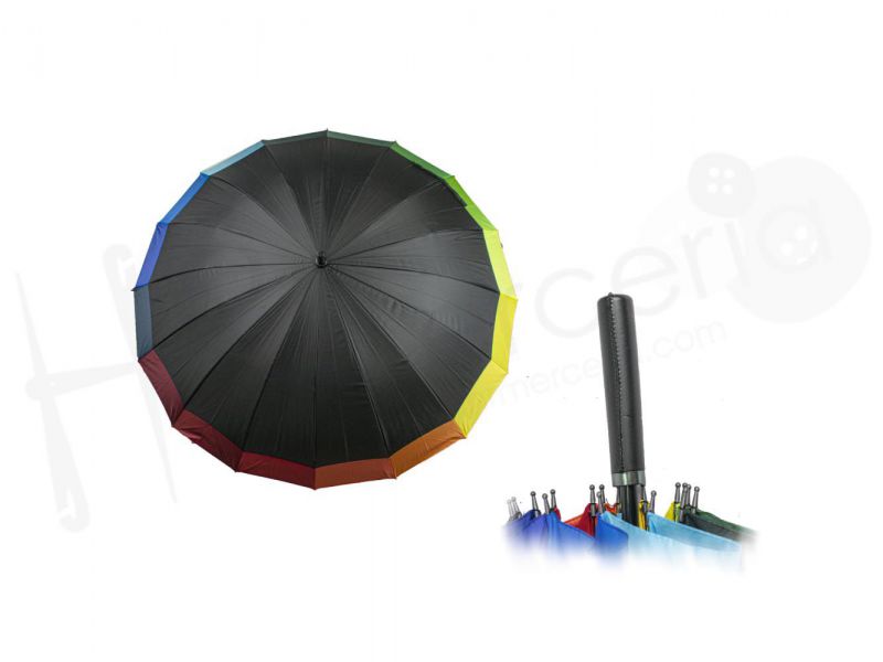 paraguas automatico multicolor 7079