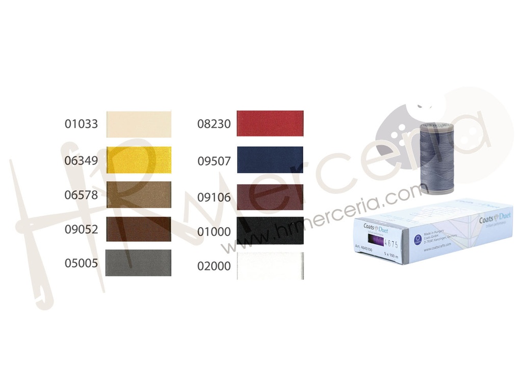 Coats Duet cordonet 60 m pack 5 unid