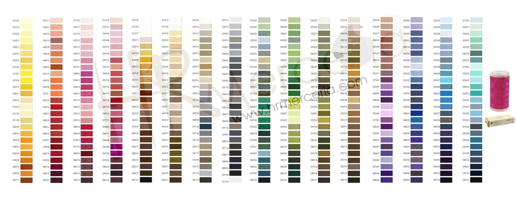 Coats Cotton 100 m Nª 50 pack 5 unid