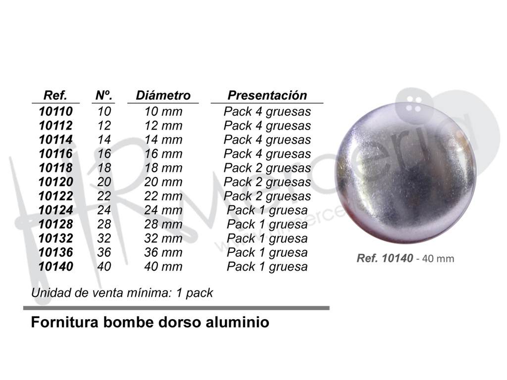 Fornitura bombe 10140 Nº40 pack 1 gross