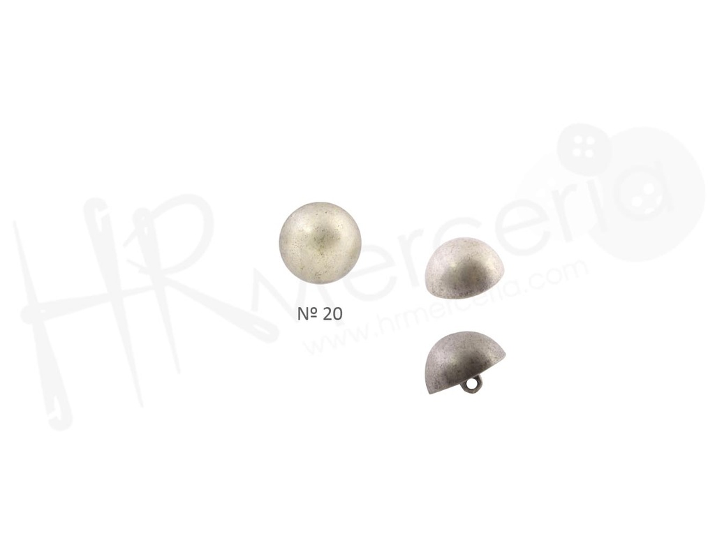 Boton esfera metal 20133 talla 20