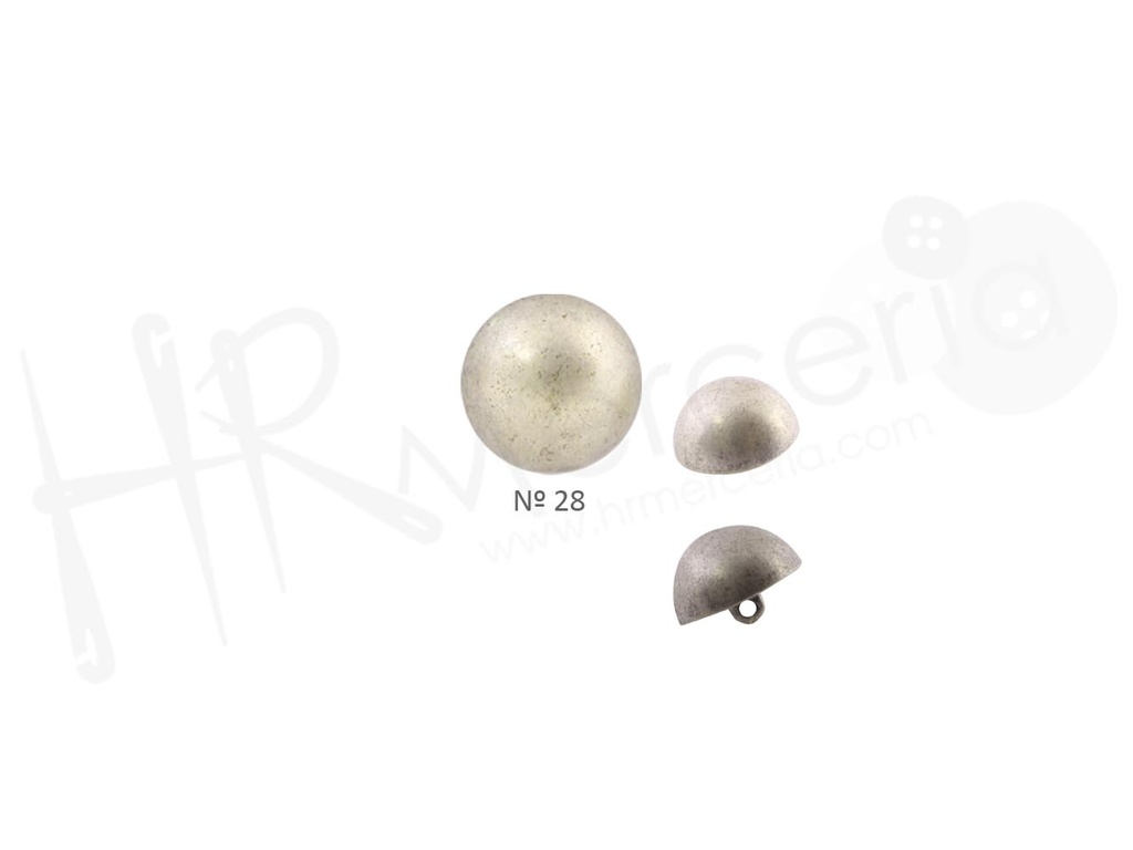 Boton esfera metal 20133 talla 28