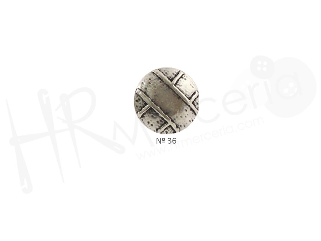 Boton dibujo metal 20802 talla 36