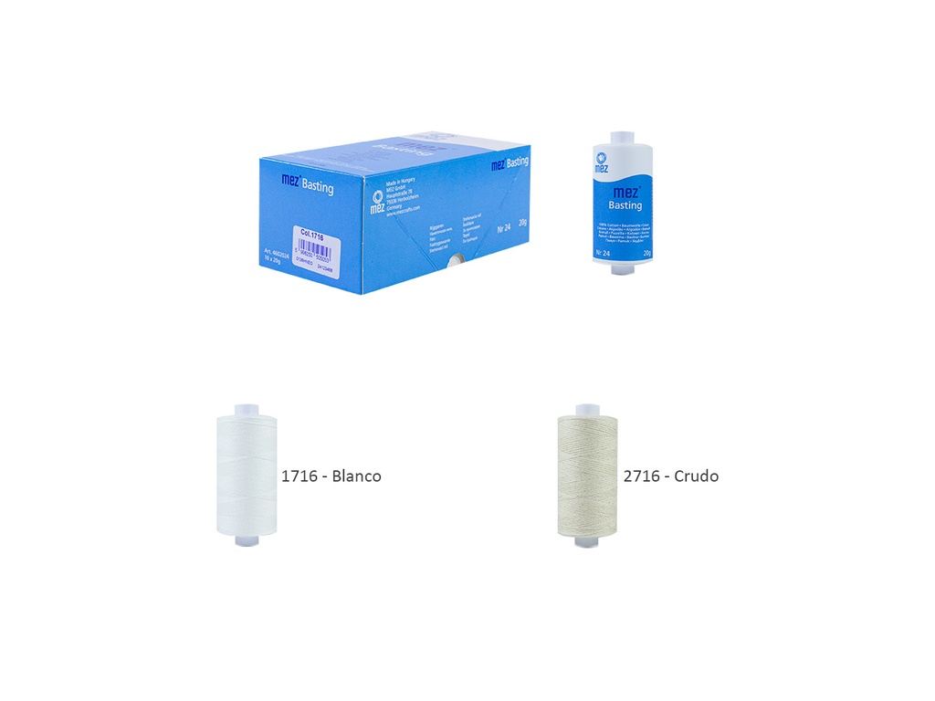 Hilo hilvanar Coats 10 bobinas 20 gr