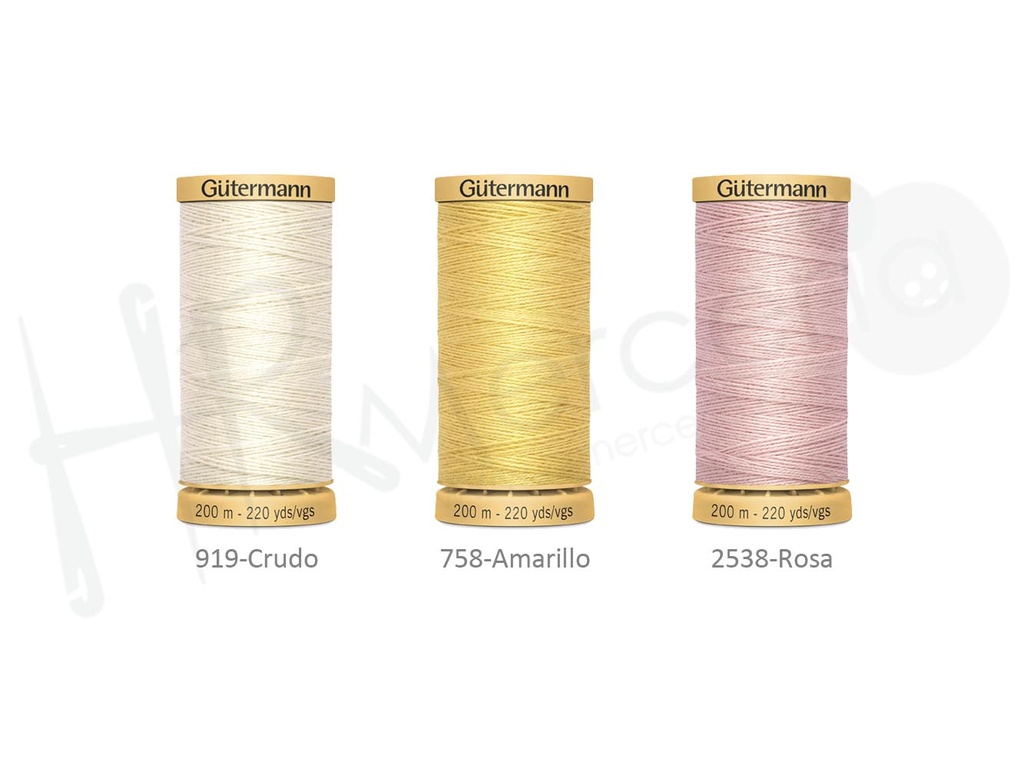 Hilo hilvanar Gutermann 200 metros 5 bobinas