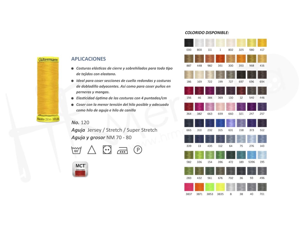 Hilo elastico Maraflex 150 m caja 5 bobinas