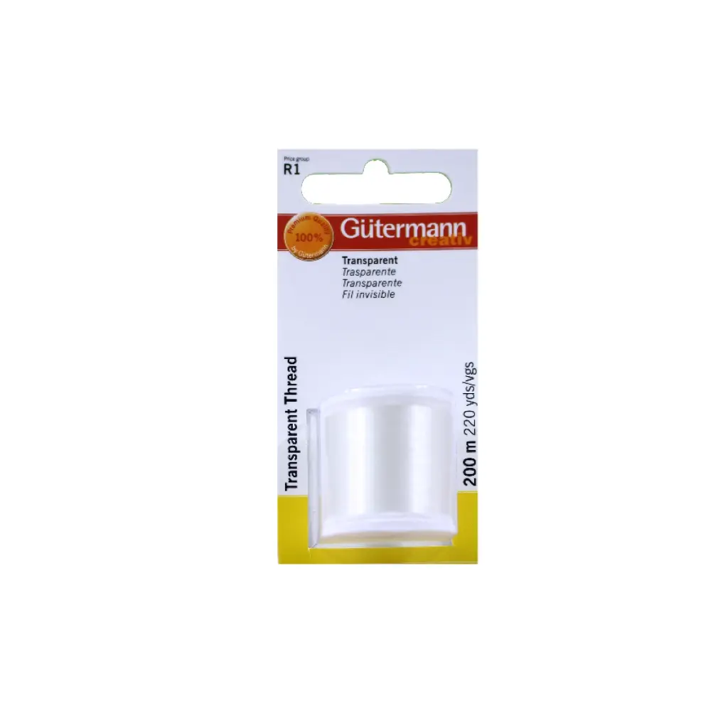 Gutermann monofilamento transparente 200 m