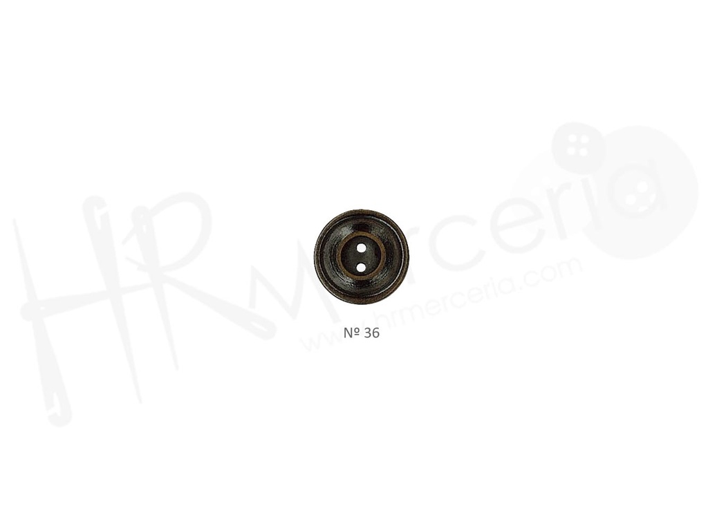 Boton madera envejecida 911518 talla 36