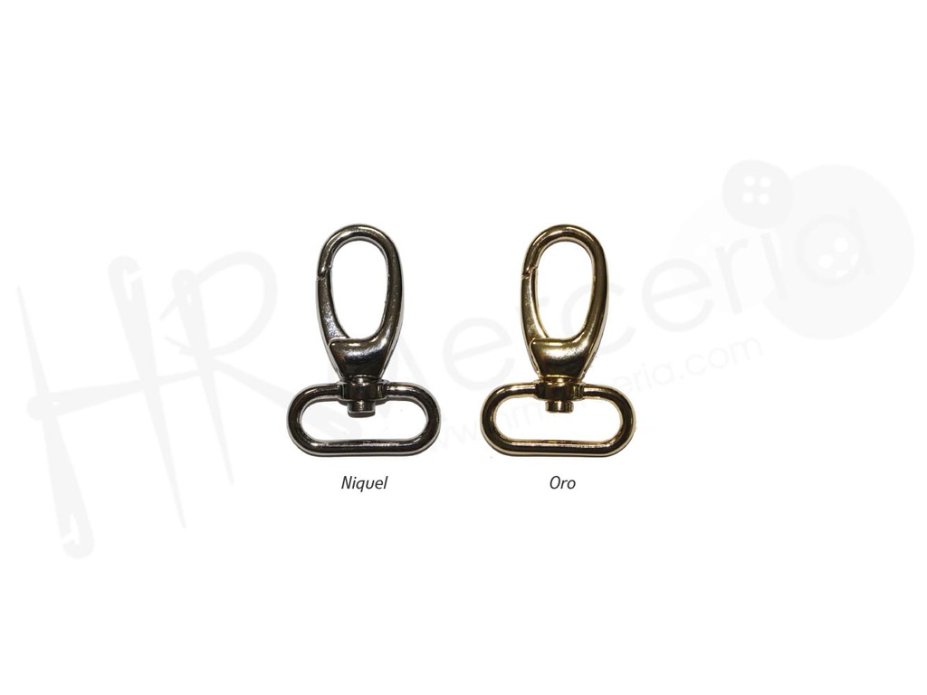 Mosqueton bolso para cinta de 30mm