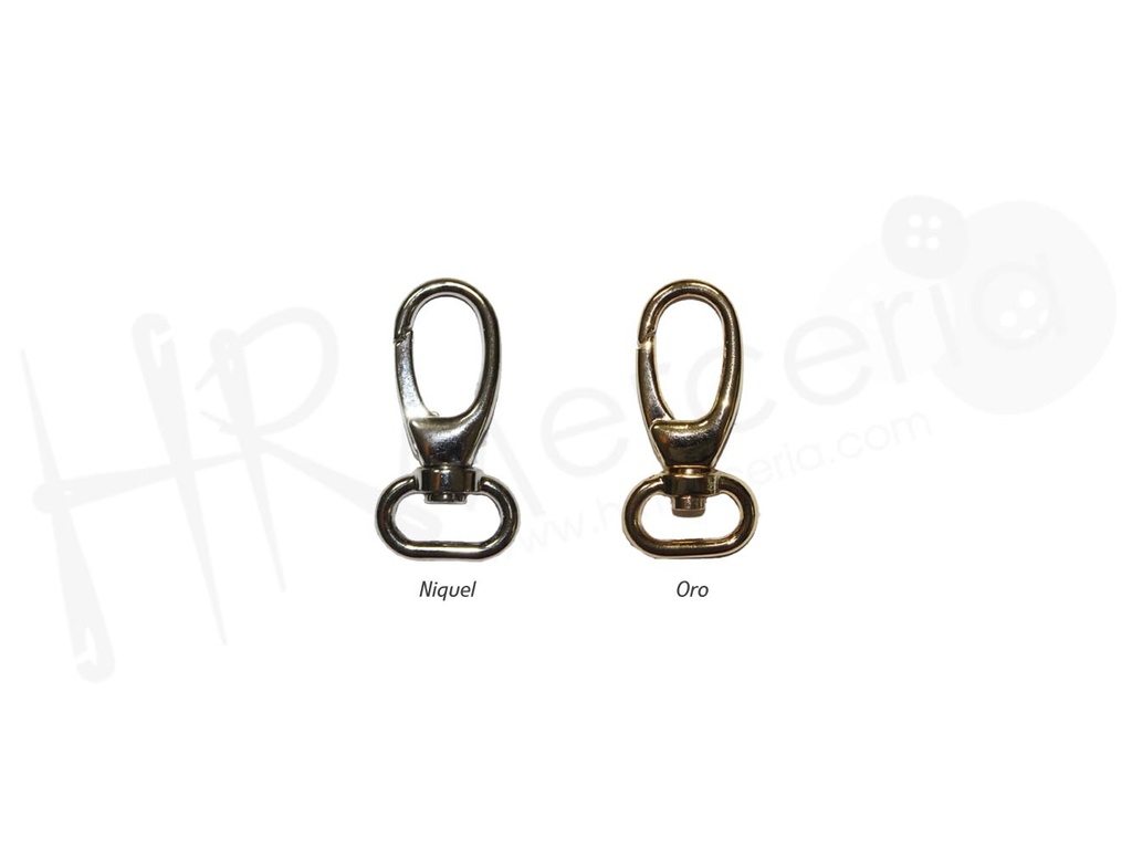 Mosqueton bolso para cinta de 20mm