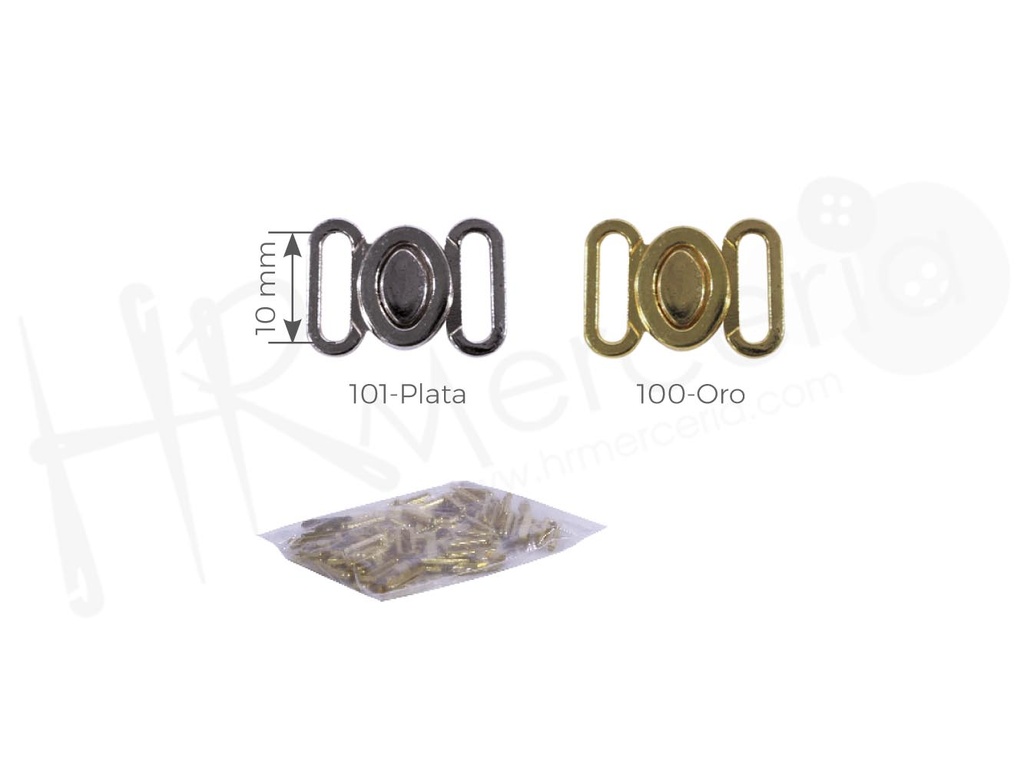 Broche ancho 10 bikini 581400 pack 20 pz