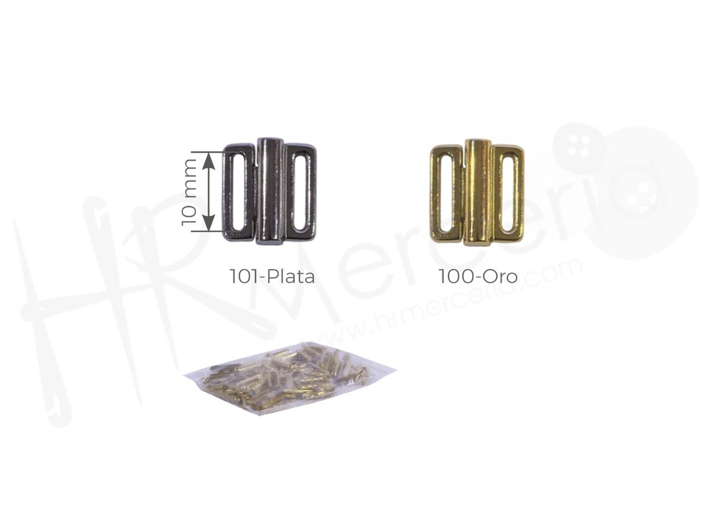 Broche ancho 10 bikini 581402 pack 20 pz