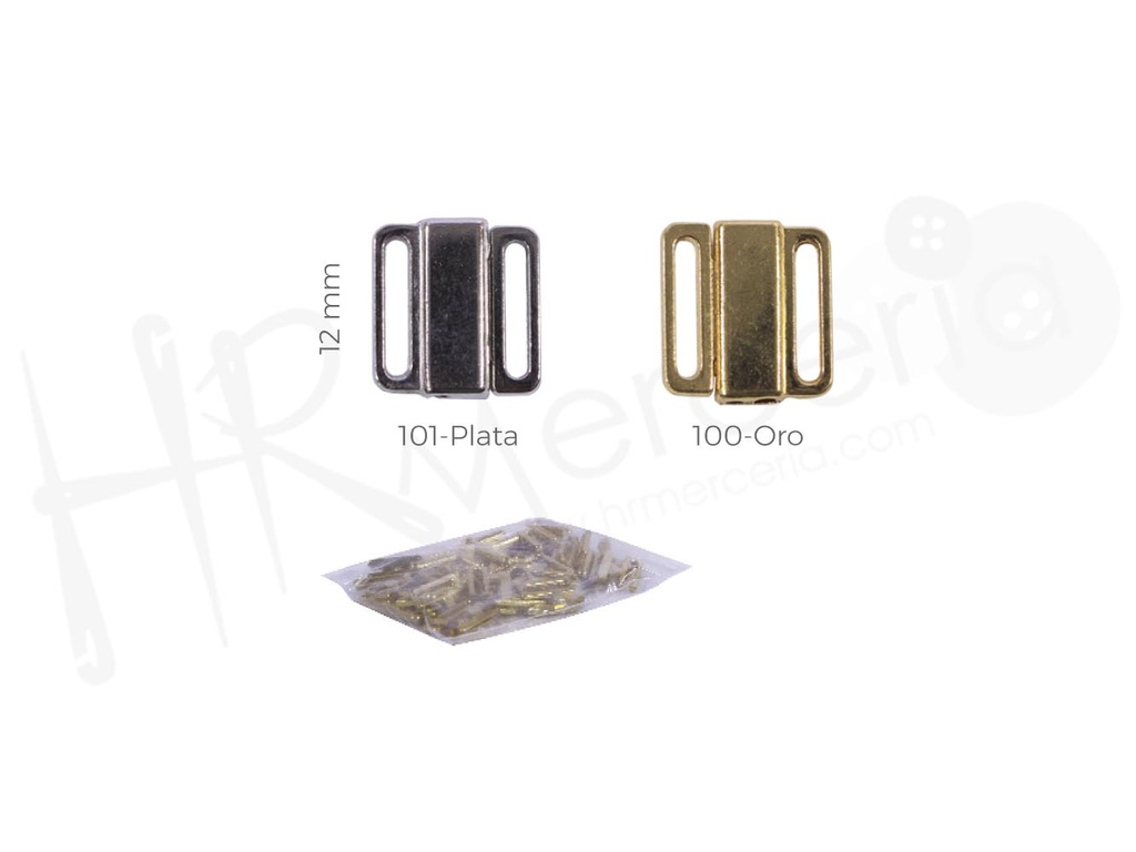 Broche ancho 12 bikini 581403 pack 20 pz