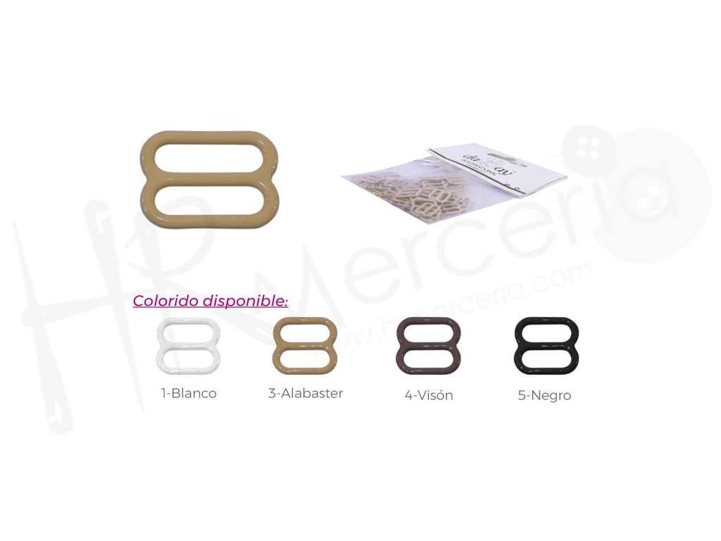 Fornitura corsetera regulador MA6773M metal 50pz