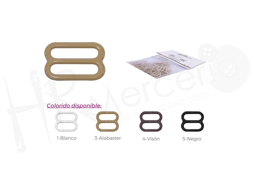 Fornitura corsetera regulador MA6774M metal 50pz