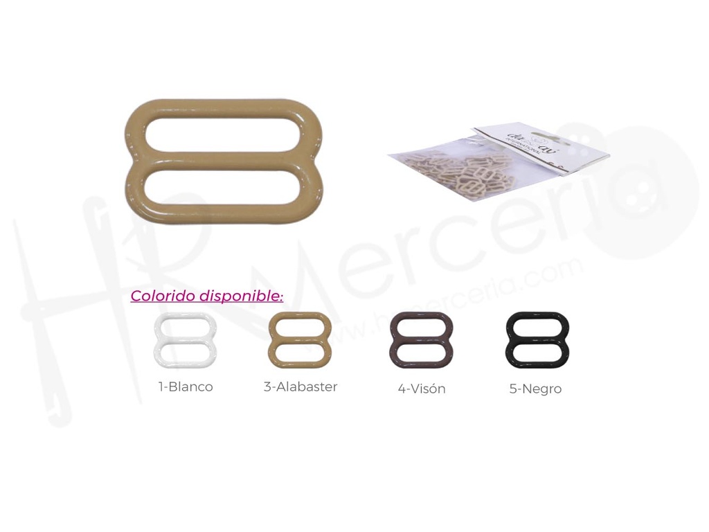 Fornitura corsetera regulador MA6778M metal 50 ud