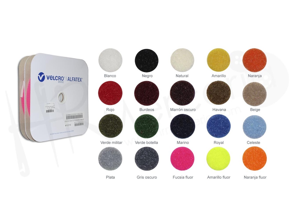 Cinta cierre coser Loop 20 mm 25M