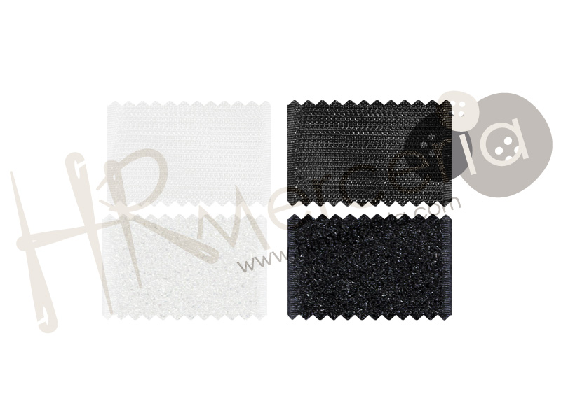 Velcro Hook+Loop 50 mm coser pieza 10 m