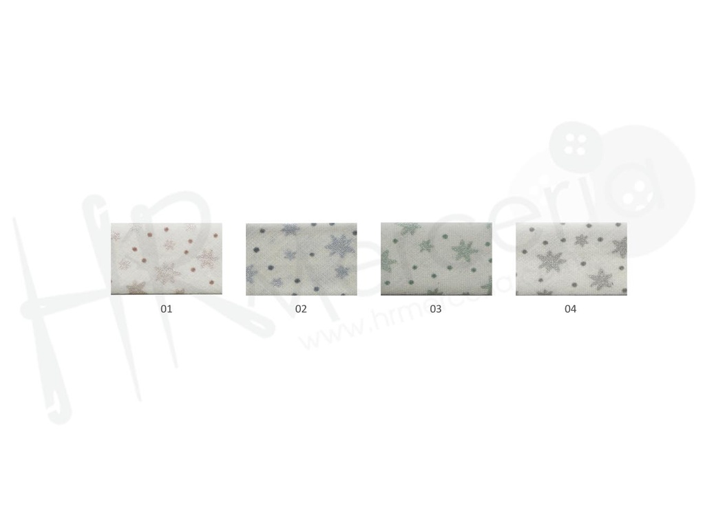 Bies fantasia estrellas ancho 20 mm 6594 pza 20 mts