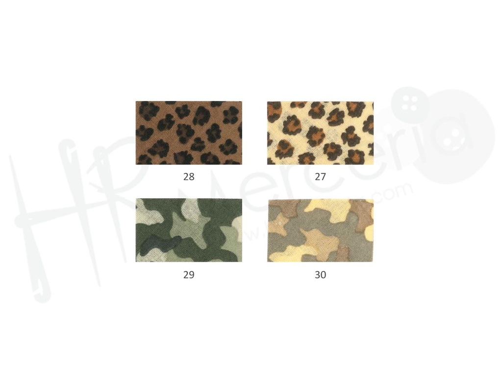Bies fantasia animal print BIA13 pza 25 mts