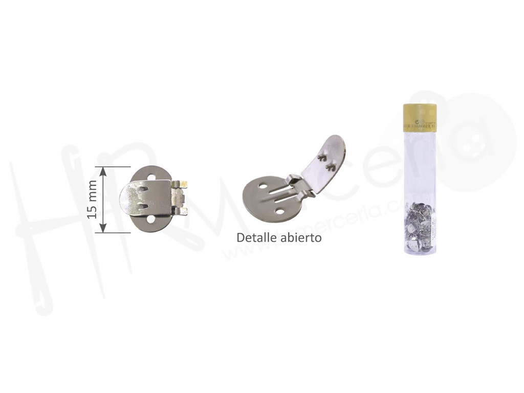 Fornitura para lazo zapato plata 48 unid