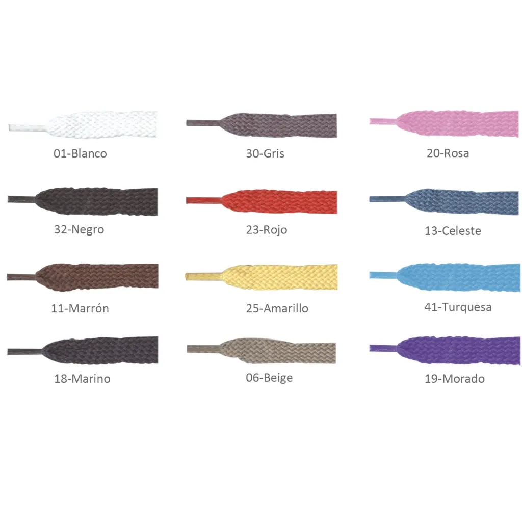 Cordon calzado plano 150 cm