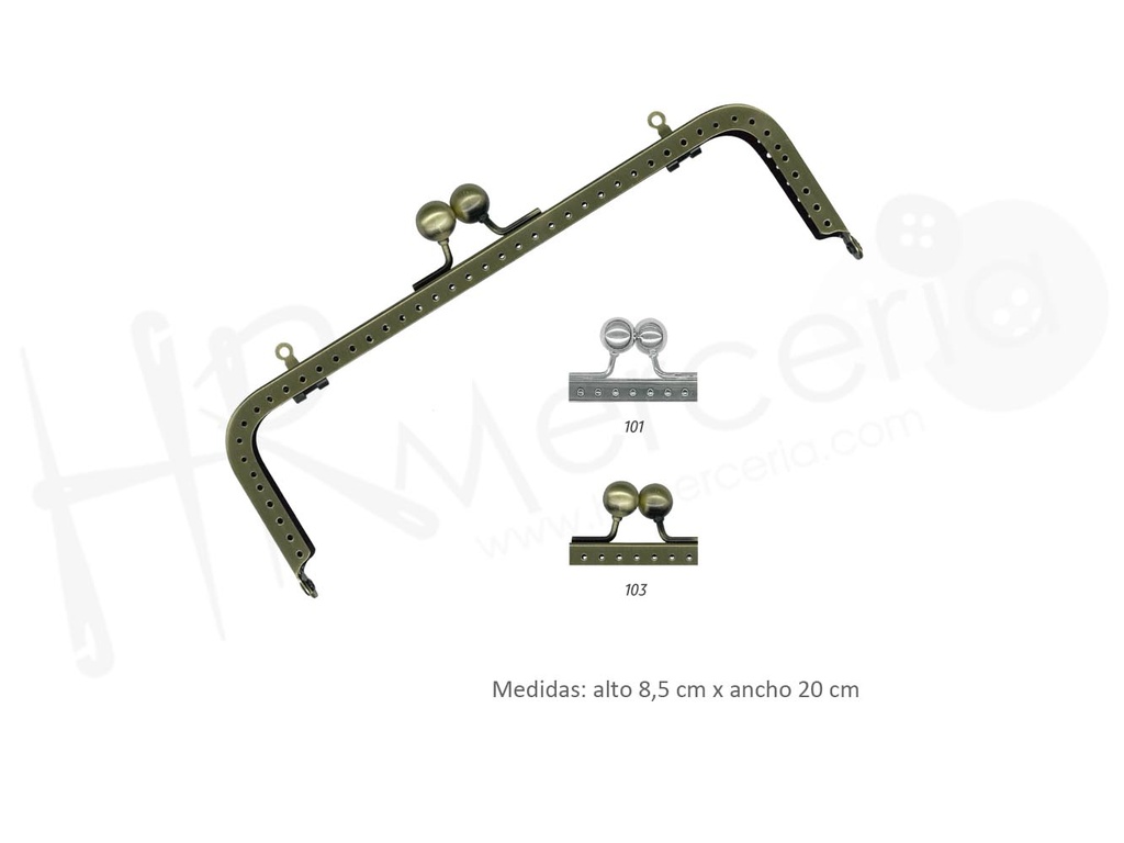 Boquilla bolso metal 869012