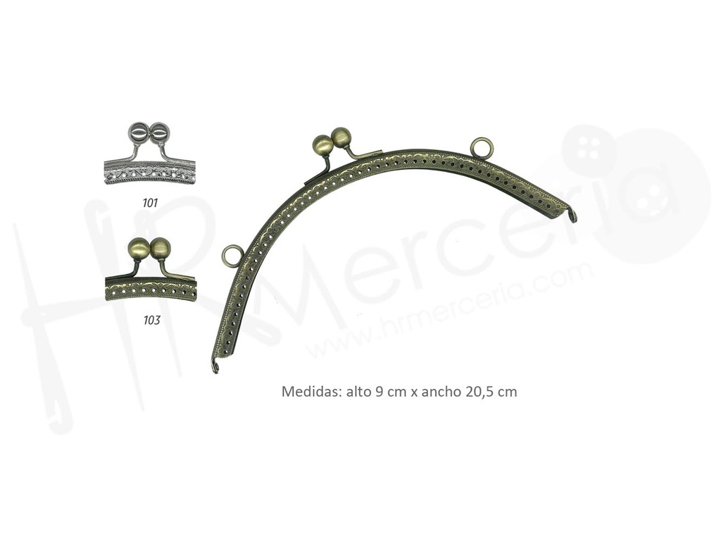 Boquilla bolso metal 869013