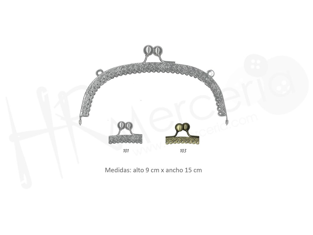 Boquilla bolso metal 869020