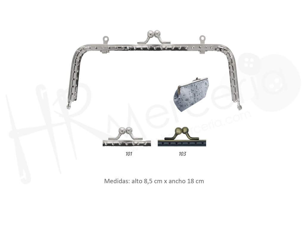 Boquilla bolso metal 869026