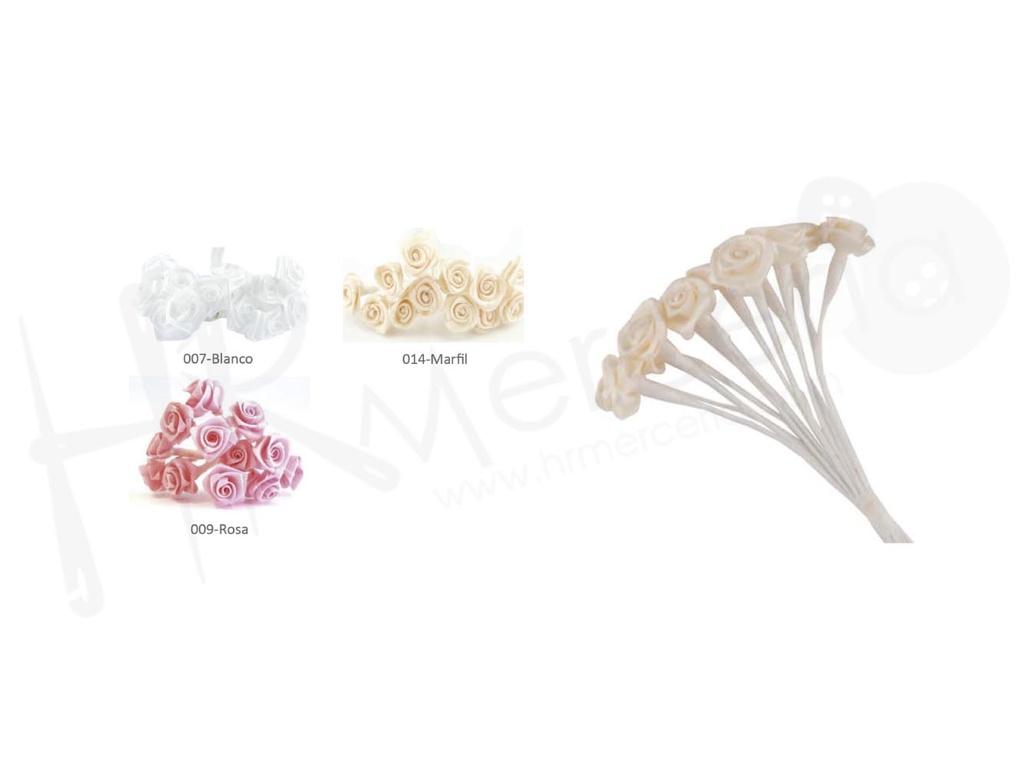 Pomo flor 1152 Pack 12 pomos