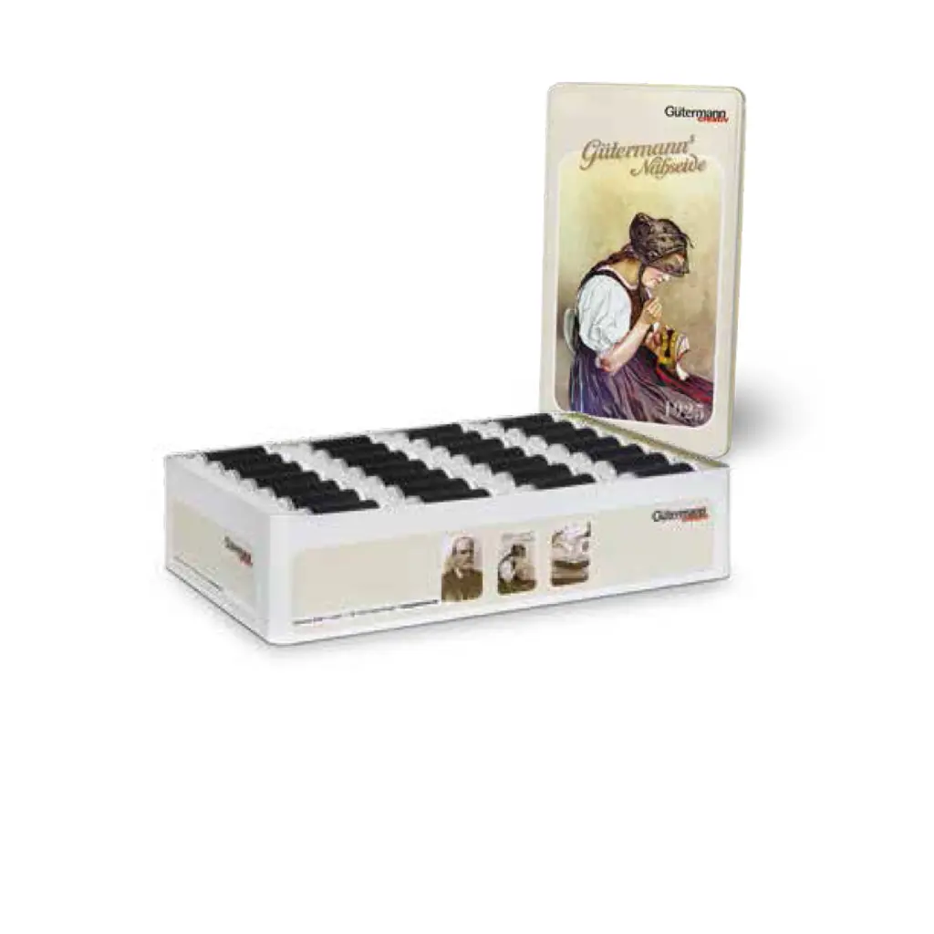 Caja laton 250 m Gutermann 80 bobinas