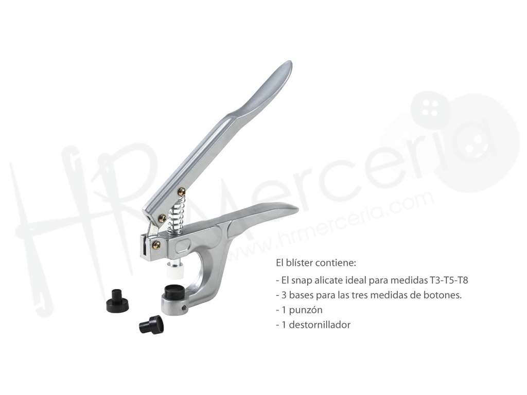 Alicate para boton presion FR1062