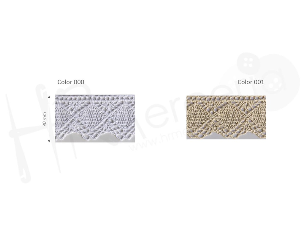 Puntilla bolillo 100% alg. reprocesado 403-3