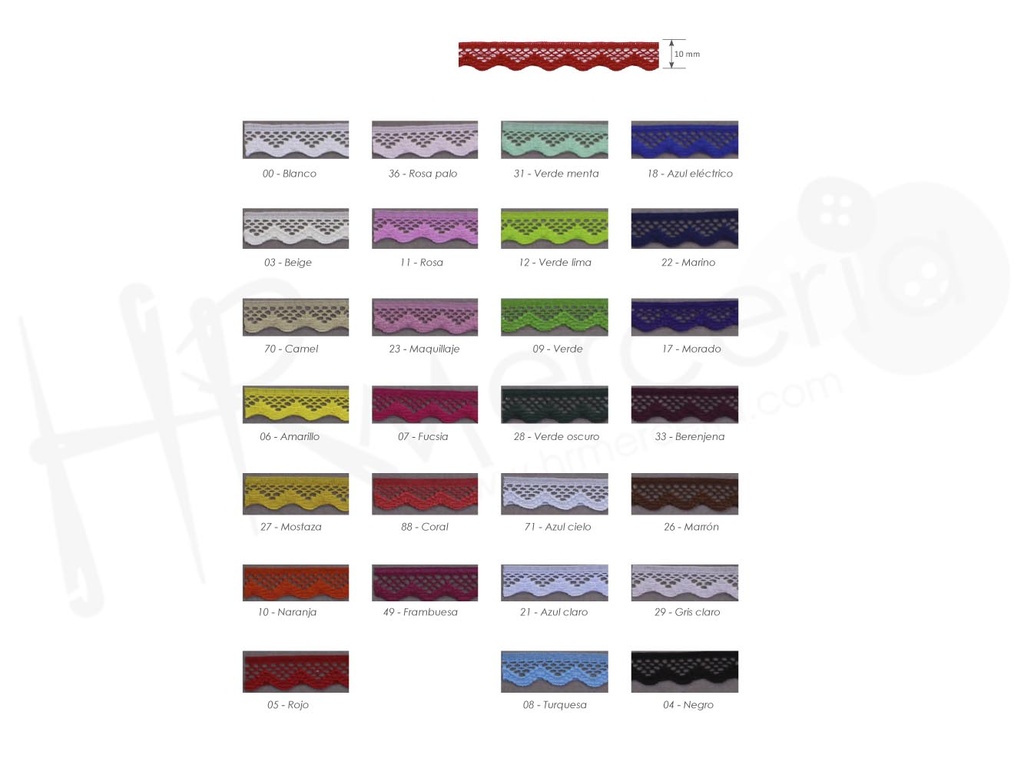 Puntilla nylon 72273