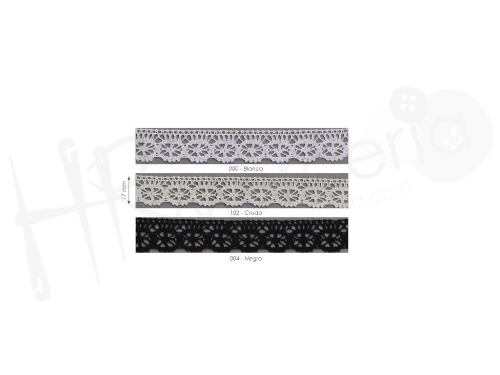 Puntilla bolillo mercerizado 9203