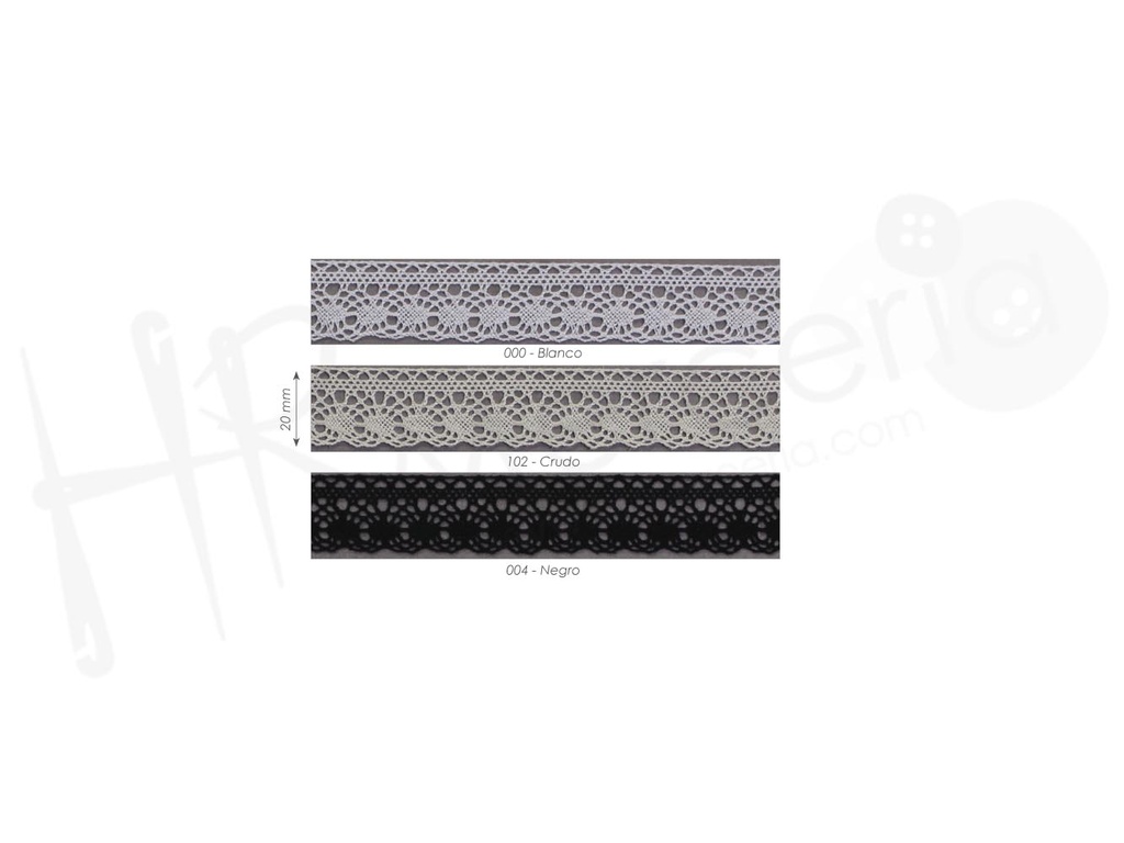 Puntilla bolillo mercerizado 9205
