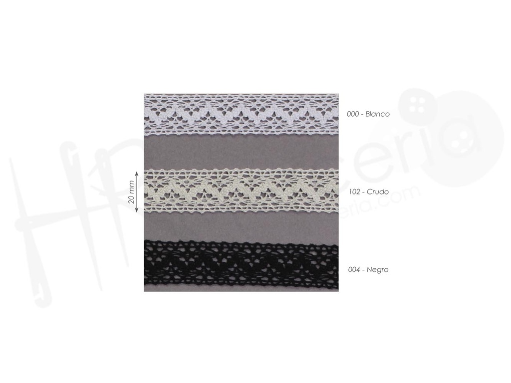 Puntilla bolillo mercerizado 9210