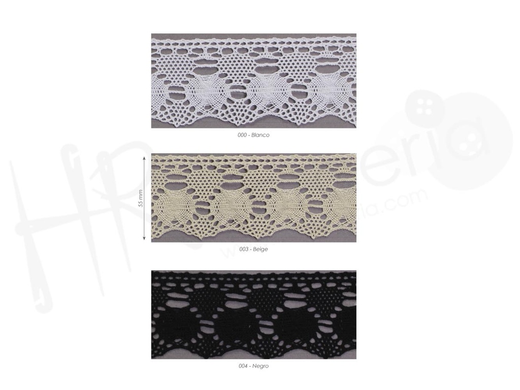 Puntilla bolillo mercerizado 9229