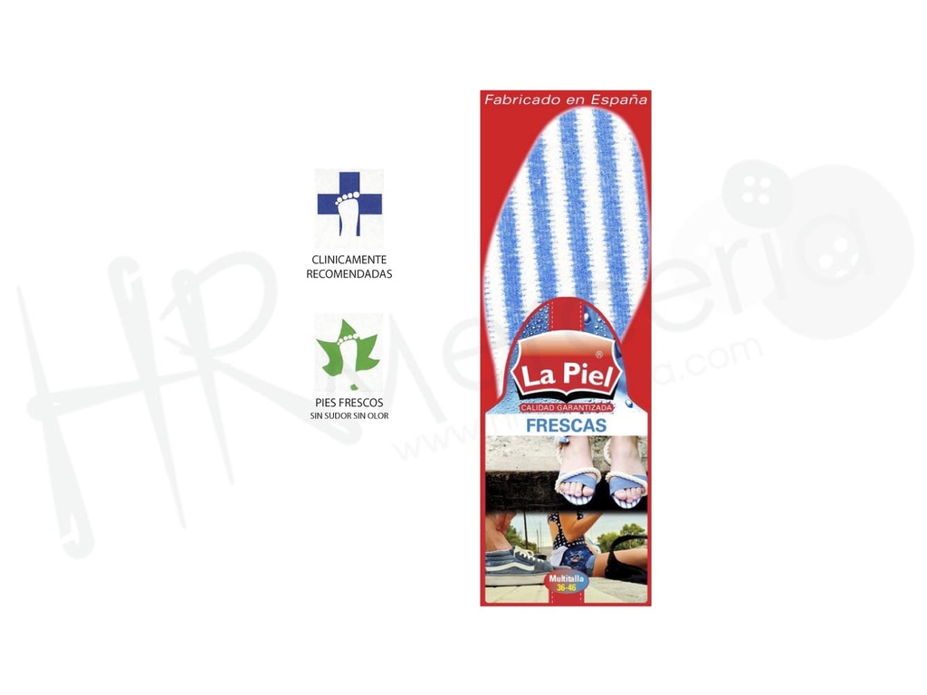 Plantilla frescas La Piel 32041