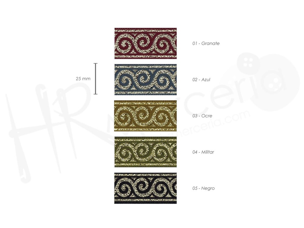 Cinta cubrecosturas 9205 Pack 15 mts