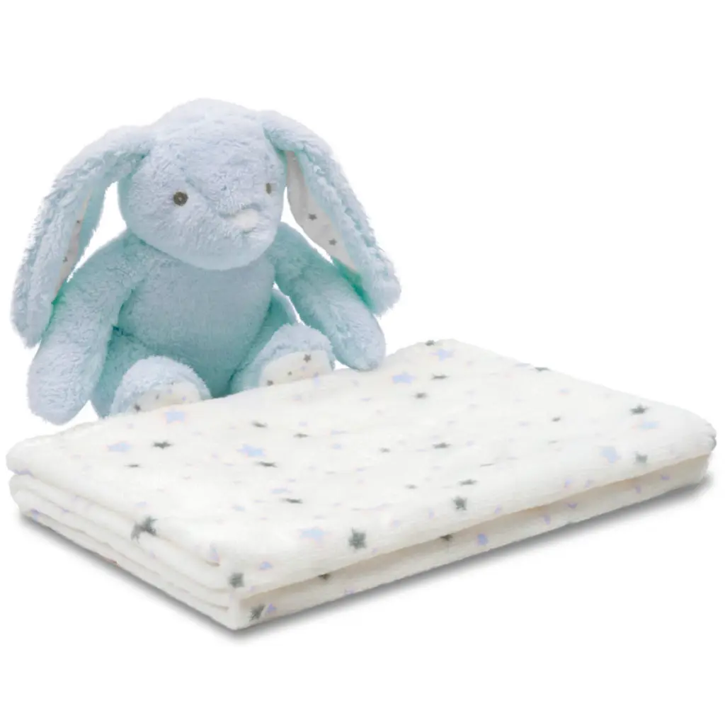Manta + peluche conejo PE019