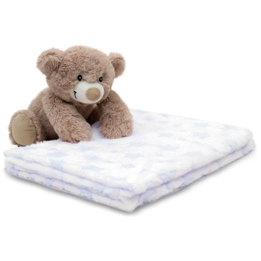 Manta + peluche oso PE020