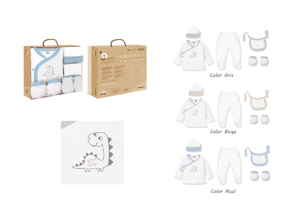 Set 1ª puesta bamboo 5 pzas SET49