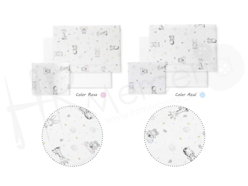 J/Sabanas franela minicuna estampada 40111