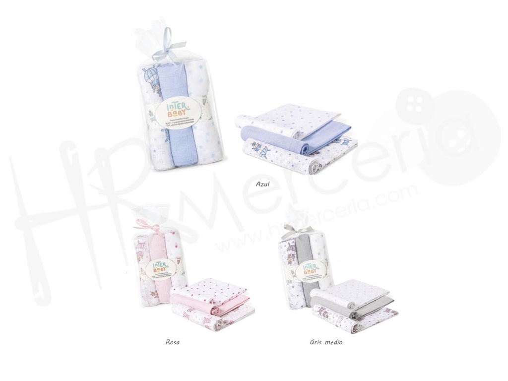 Gasas bebe 98971 Pack 3