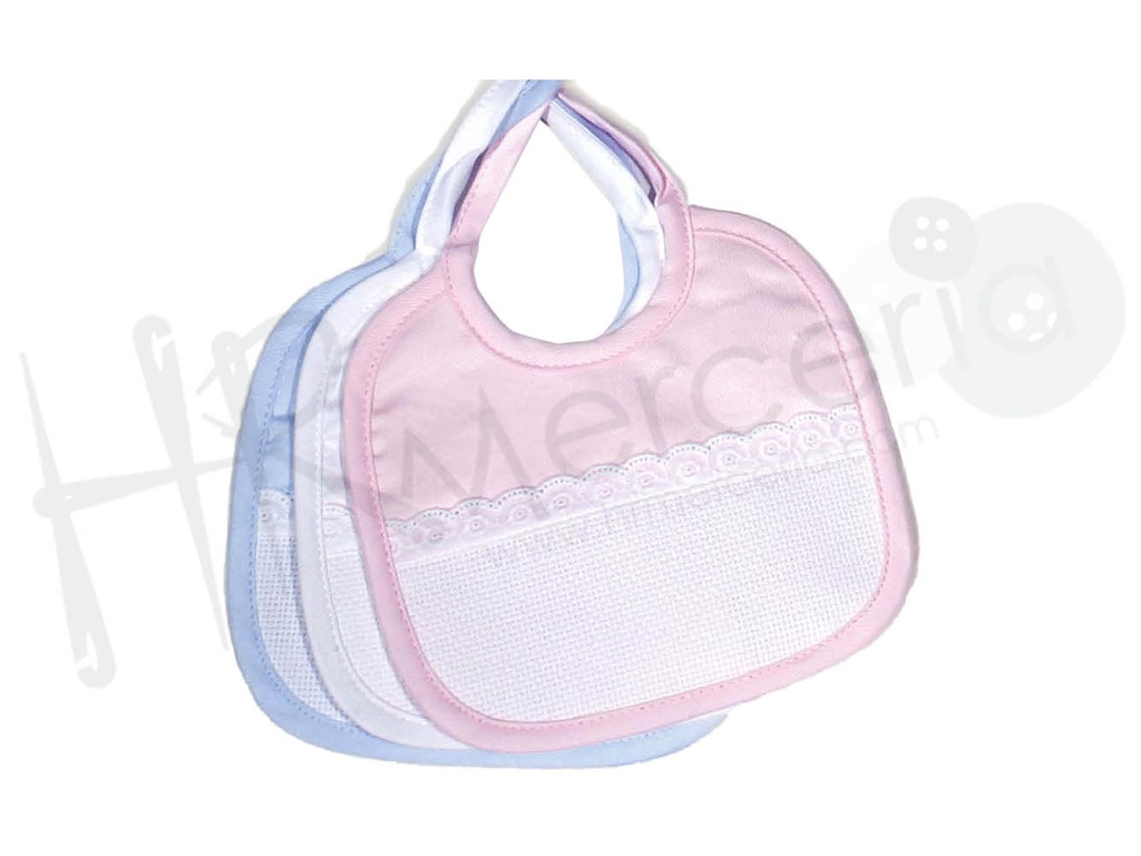 Babero pique mil rayas BV589