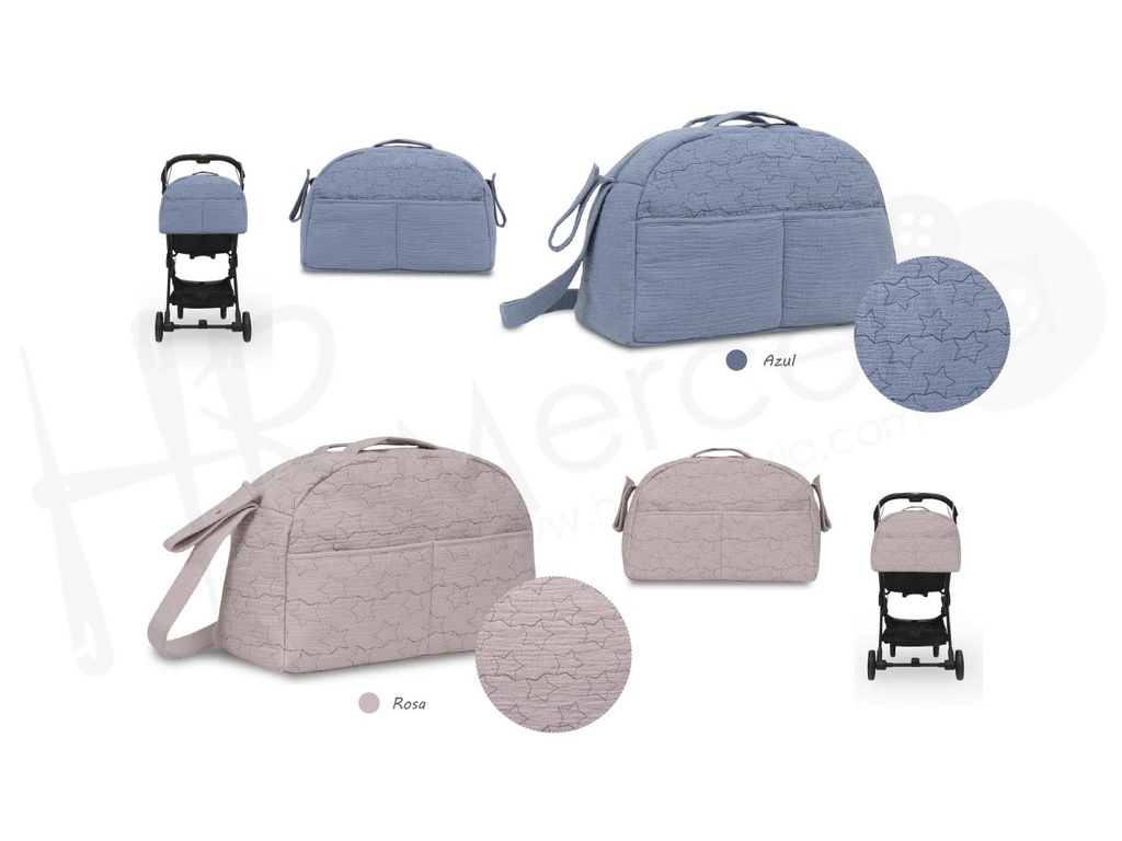 Bolso maternal estrellas D80520 Don Algodon  