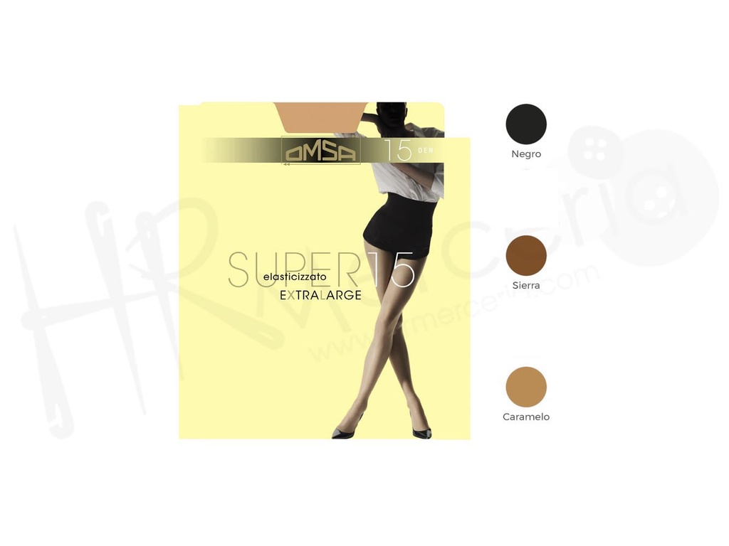 Panty Super 15 Omsa 108 XL